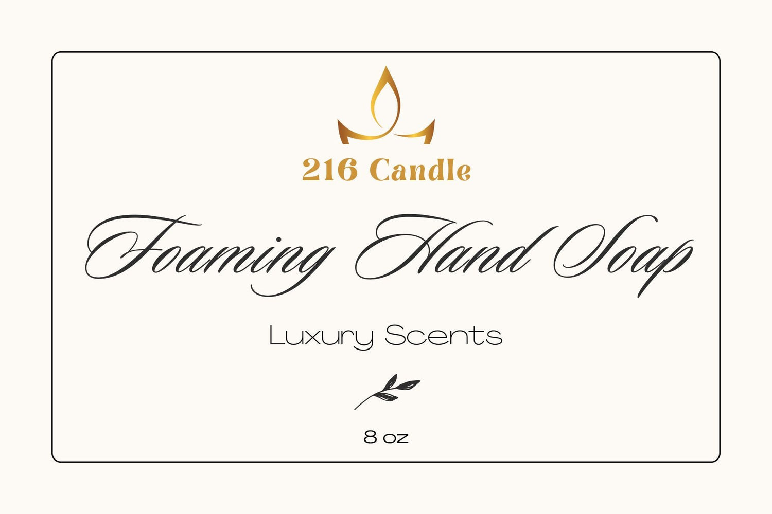 8oz Foaming Hand Soap