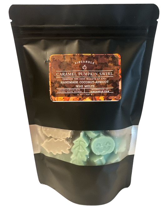 8oz Caramel Pumpkin Swirl Wax Melts